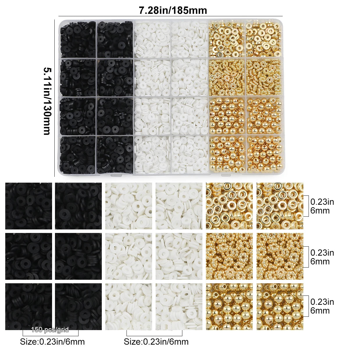 CCB Craft Kits A Variety of Styles Sizes—Handmade DIY Jewelry Making Materials Accessories for Bracelets Necklaces Other Jewelry