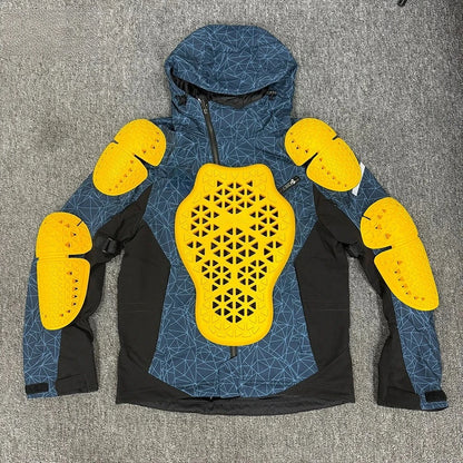 Motorcycle Riding Suit with Detachable Slow-recovery Built-in Impact-resistant Protective Gear