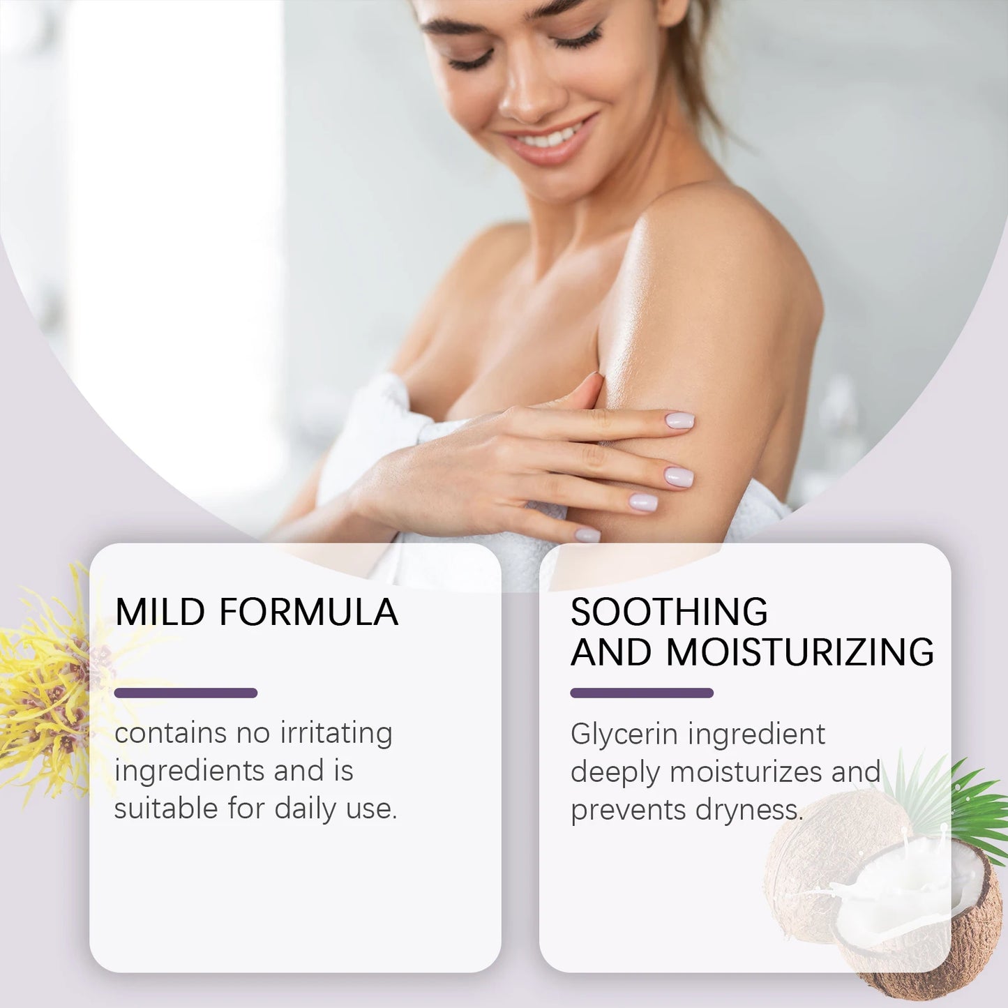 Feminine Wash Gel PH Balanced Long Lasting Moisturizing for Private Part Refreshing Cleansing Prevent Dryness Woman Healthy Care
