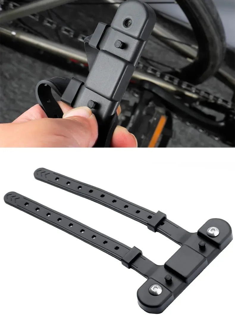 Bicycle Water Bottle Holder Adaptor 5 Colors Silicone Bottle Cage Strap Seatpost Fork Frame Multi Location Mounting Bike Parts