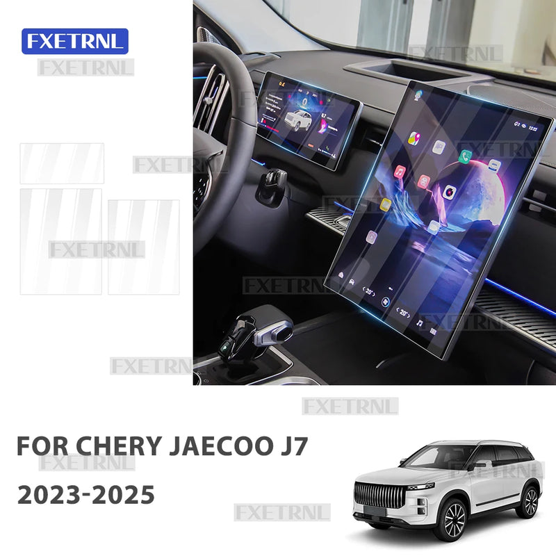 For chery Jaecoo J7/Chery Jaecoo 7 Phev 2023 2024 2025 2026 13.2inch 14.8inch Car GPS Navigation Dashboard Tempered Glass Screen