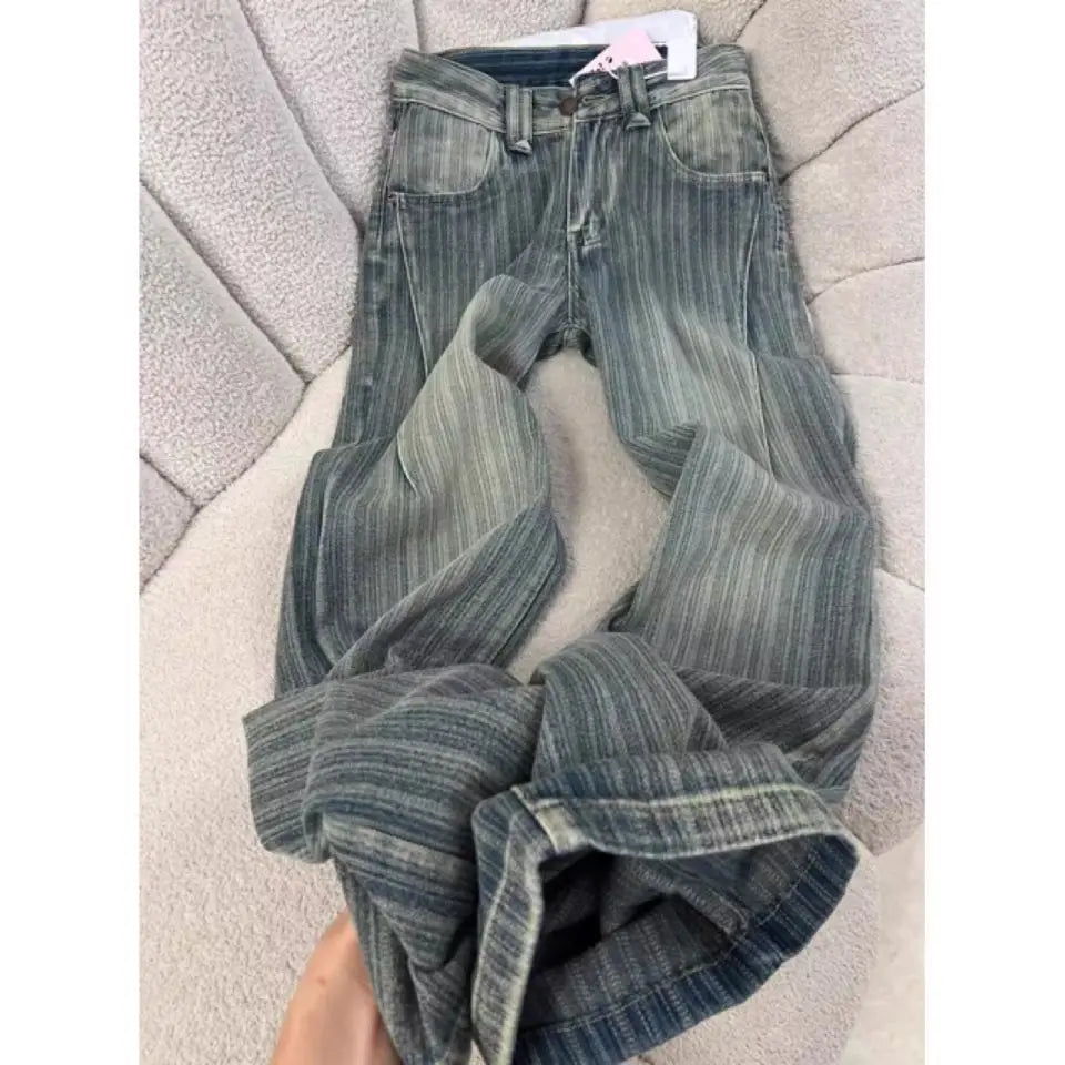 2000s American Vintage Pants Women Casual Y2k Thin Sportwear Y2k Clothing Retro Trouser Casual Chic Retro Harajuku Jeans Female