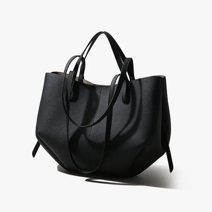 Luxury Designer Bag Women Large Capacity Leather Bucket Bag Senior Sense Crossbody Casual Broadband Shoulder Bag