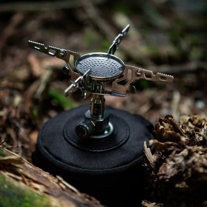 Mountainhiker Outdoor 3300W High Power Gas Stove Mini Camping Gas Burner Portable Picnic Hiking Cooking Stove Survival Furnace