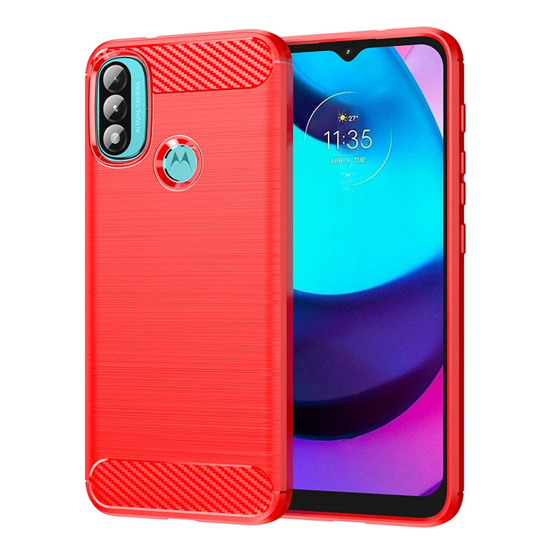 For Cover Lenovo K14 Case For Lenovo K14 Bumper Silicon Carbon Fiber Back Case For Lenovo K15 K14 Plus K14+ K13 K12 Pro K13Note