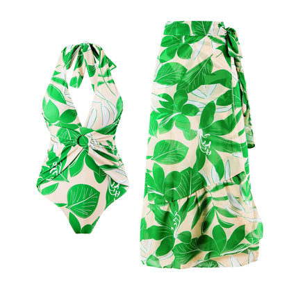 2023 New Arrival Push Up Women Bikini Set Floral Printed Ruffle Bikinis Strappy Bandage Swimwear Brazilian Biquini Bathing Suit