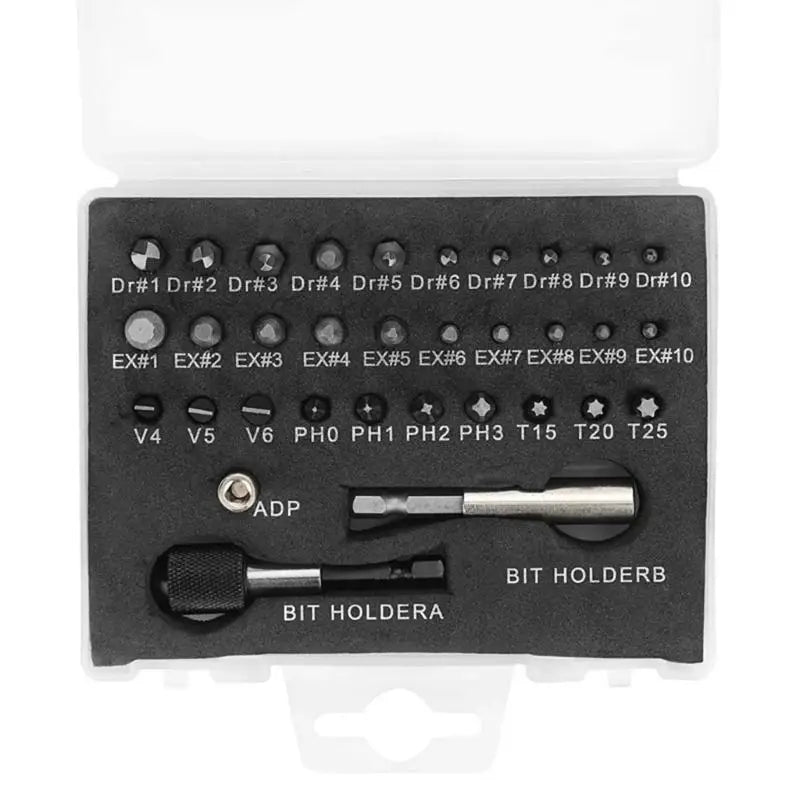 Y1UD 33Pcs Extractor Screwdriver Remover Purpose Tools Disassemble Screws Bolt Slip Teeth Damaged Demolish Stripped
