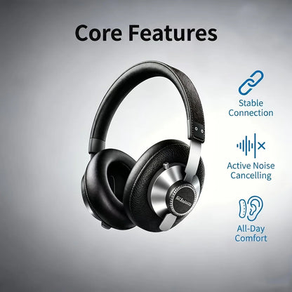 Wireless On-Ear Headphones, Up to 40 Hours of Battery Life, Ultra-Lightweight Comfort, Powerful and Balanced Sound, Great for Tr