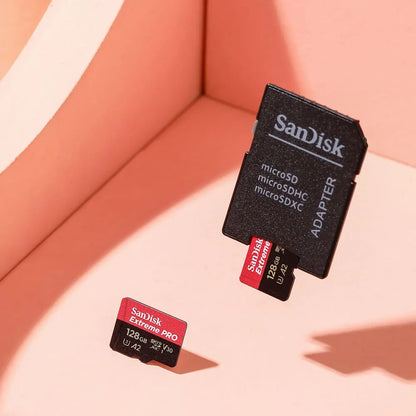 SanDisk Extreme PRO microSDXC UHS-I CARD 64GB 128G 256G 512GB 1TB Memory Card TF Card C10 V30 U3 4K UHD for action cameras drone