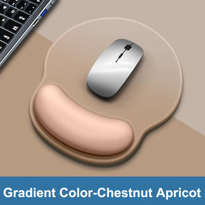 Gradient color mouse pad, comfortable wrist rest, non-slip mouse pad, soft mouse pad and wrist rest, computer desktop mouse pad
