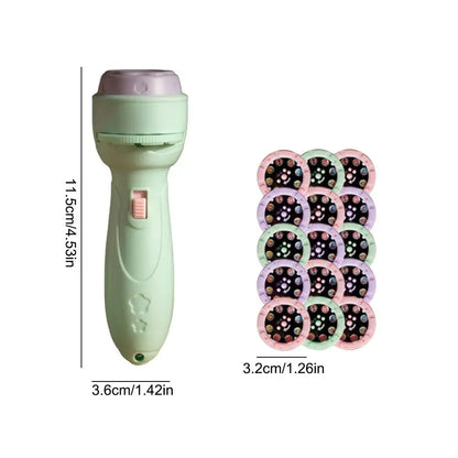 120 Patterns Flashlight Projector Toy for Kids Projector Torch Educational Cartoon Projector Lamp Bedtime Sleeping Story Book