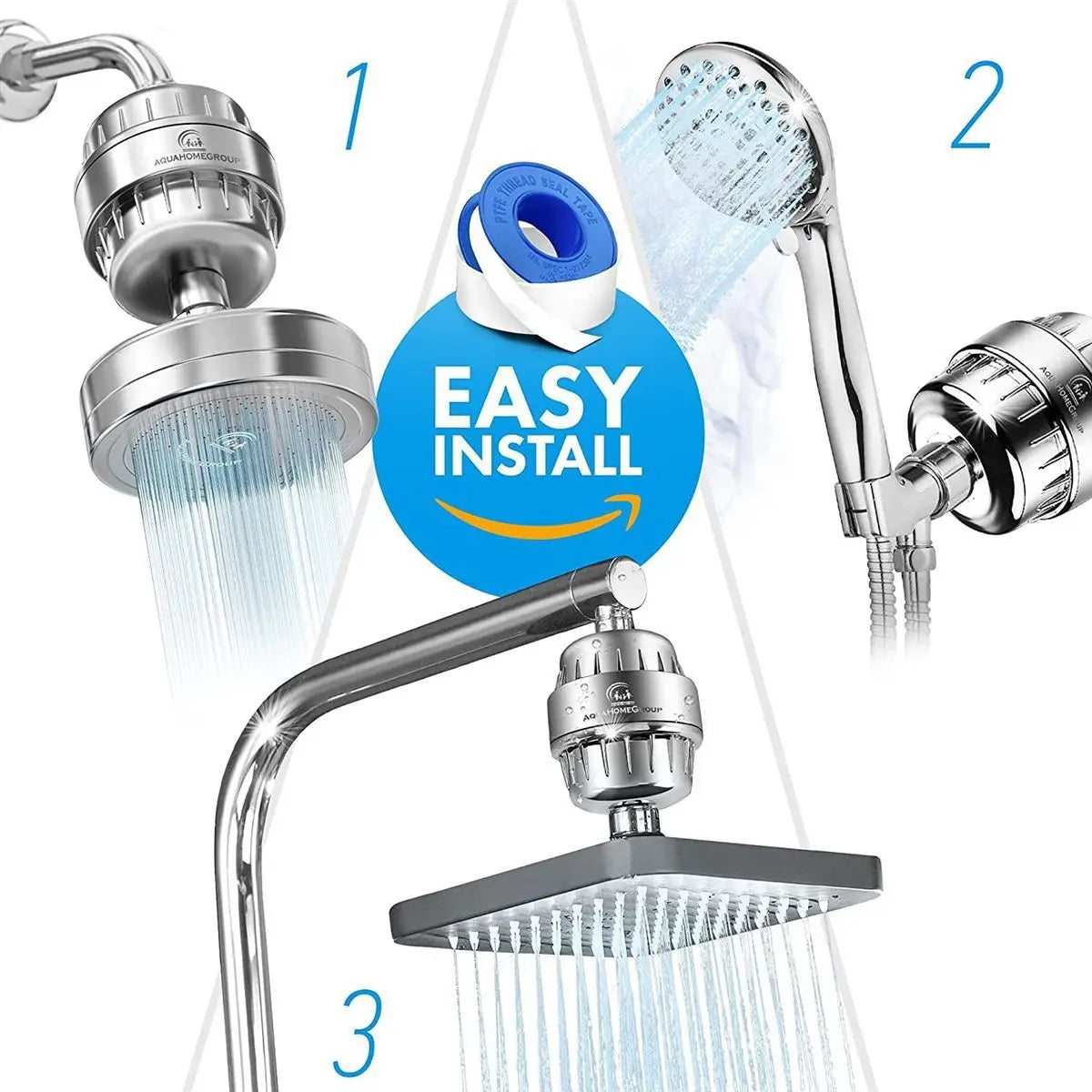 Filter Element 15-20 Grade Water Purification Household Water Purifier Shower Filter Set Bathing To Remove Residual Chlorine
