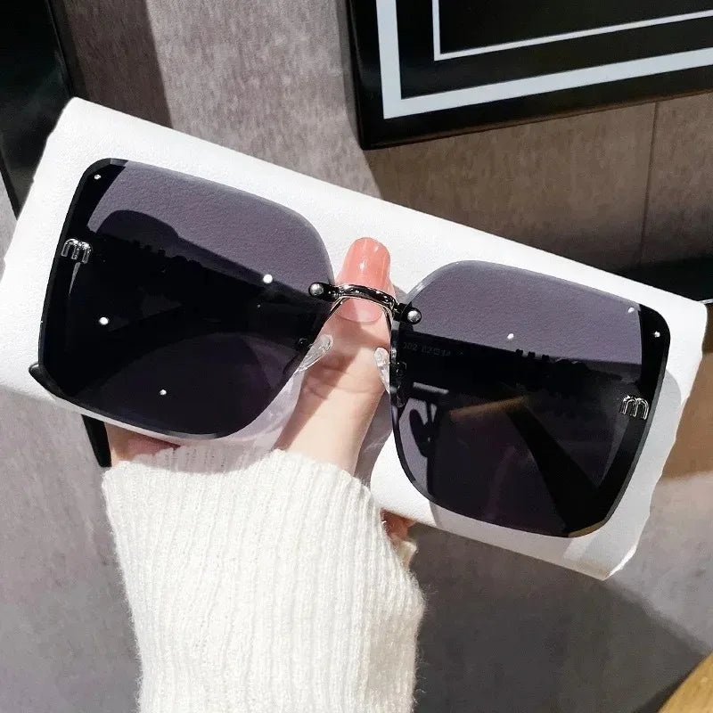 Ins Fashion Brand Square Sunglasses Women Luxury Desig Sun Glasses Ladies Vintage Trendy Driving Eyeglasses Gafas De Sol
