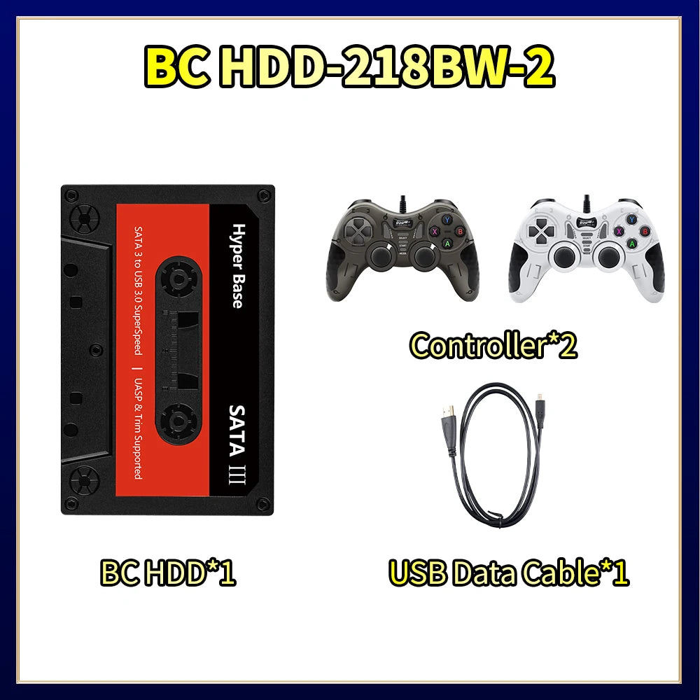 Game Hard Drive With Batocera 40 Built-in 52000+ Retro Games Emulator For PS3/PS2/WII/N64/SNES/MAME/Gamecube Gaming HDD For PC