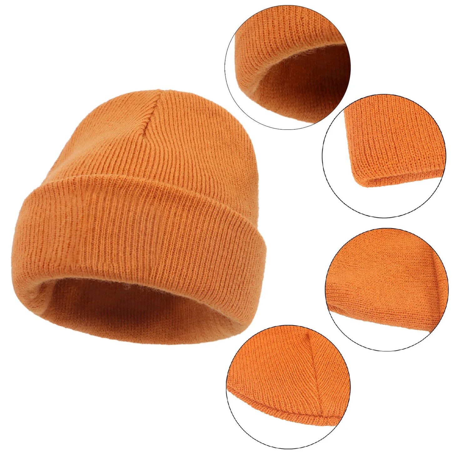 Beanie Cap Hat for Men Women Autumn Winter Soft Warm Knitted Cap Men Skull Cap 18 Colors Beanie Warm Knitted Unisex Gifts