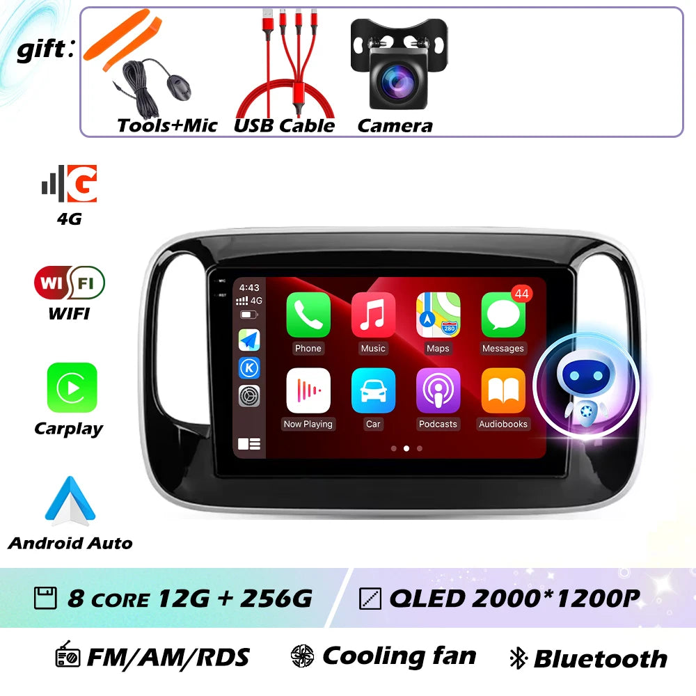 Car Radio Carplay For GAC Trumpchi GS3 GE3 2017-2021 Navigation GPS Android Auto Player Screen 4G Wifi No 2din DvD