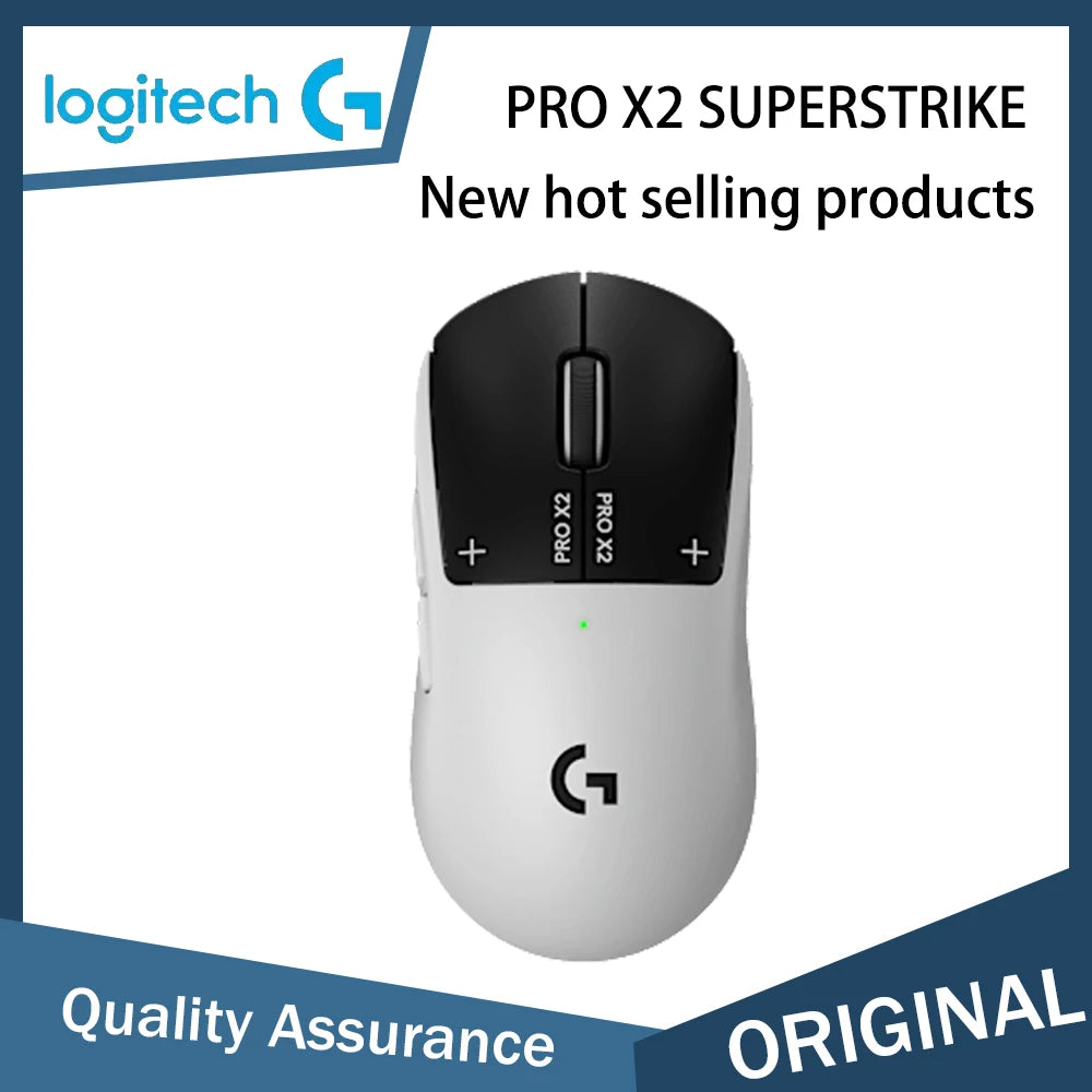 Logitech PRO X2 SUPERSTRIKE Wireless Gaming Mouse Professional Gaming Mouse 44000DPI HITS Sensing