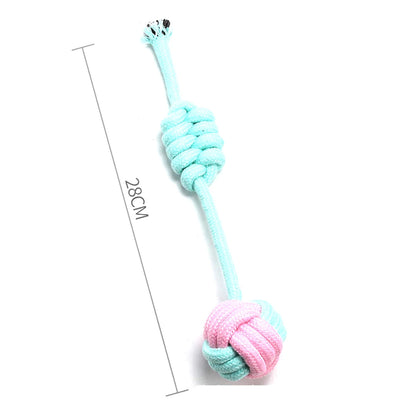 1pc Pet Dog Toys for Large Small Dogs Toy Interactive Cotton Rope Mini Dog Toys Ball for Dogs  Accessories Toothbrush Chew Puppy