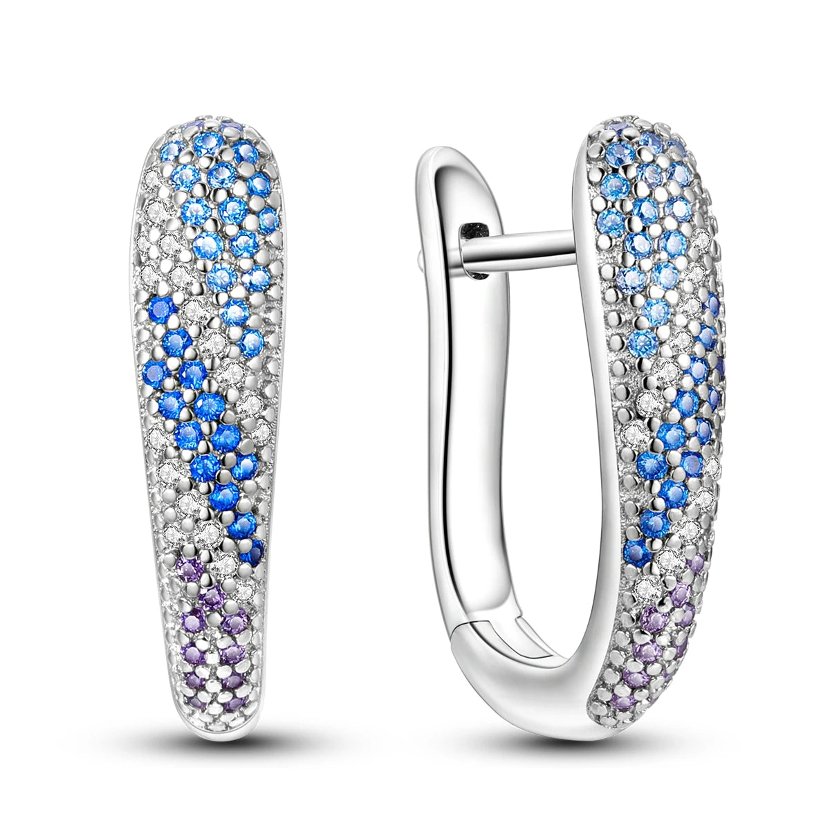 925 Sterling Silver Gold Drop Earrings For Woman Flower Round Sun Hoop Earring Pendientes Classic Original Woman Jewelry Gift