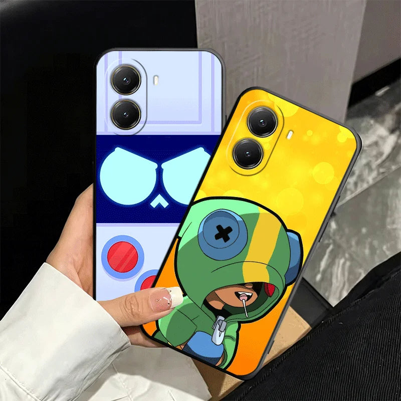 Cartoon Game Stars Soft Phone Case for Xiaomi Poco X7 X8 Pro Max X5 X6 X3 F8 F7 Ultra M8 M7 M6 M5 Redmi 15 15C 14C 13C 12C Shell