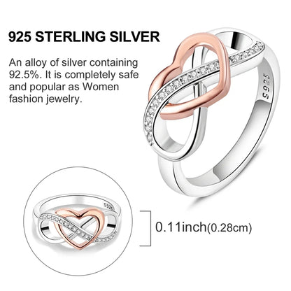 Hot Sale 925 Sterling Silver Ring Eye Plam Frefly Stars Heart Rings For Wedding Women Girls Jewelry Anniversary