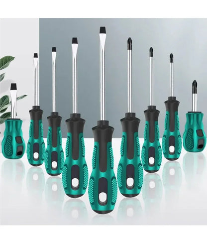 6Pcs Screwdriver Set With Magnetic Household Multifunctional Cross Straight Screwdriver Manual Screwdriver Set Maintenance Tool