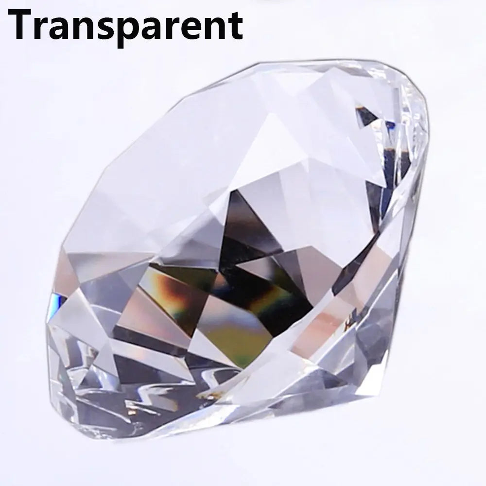 30mm Colorful Crystal Diamond Happy Birthday Wedding Decoration Event Party Supplies