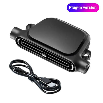 Portable Car Fan - USB Cooling Vehicle Accessory, Quiet Compact SUV Seat Fan, Adjustable Airflow Design, Efficient Proced
