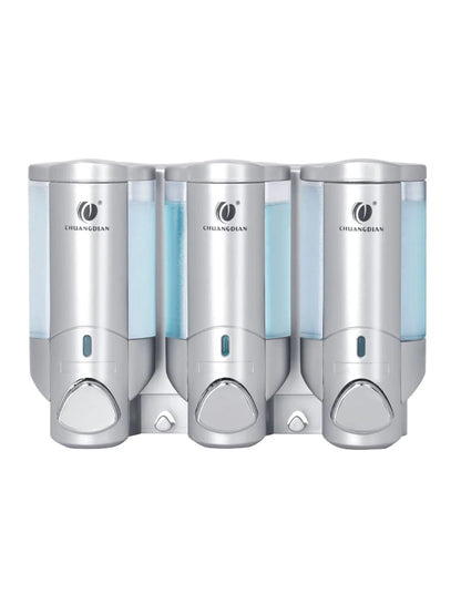 Soap Dispenser Bathroom Wall Mount Shampoo and Conditioner Dispenser Kitchen Sink Dish Soap Dispenser Hand Body Wash Container