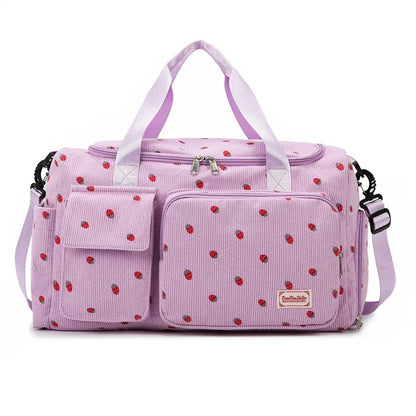 Travel Tote Bag Large Capacity Carry on Travel Bag with Shoe Compartment Sports Fitness Bags for Women Duffle Bags