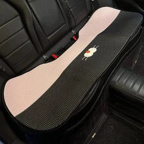 Comfortable Cute Car Seat Covers Ice Silk Cartoon Car Seat Protector Cushion Cute Car Accessories Universal Seat Covers Full Set