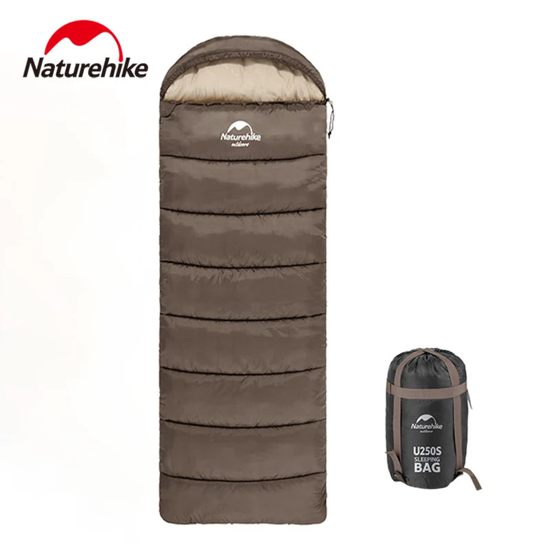 Naturehike Warm Sleeping Bag Ultralight Waterproof Splicable Double Sleeping Quilt Outdoor Winter Envelope Sleeping Bags