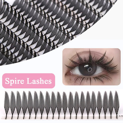Comic Spire Eyelash Extension Natural Lightweight Cashmere Manga False Eyelash Premade Fans Feather Anime Lashes for Makeup Tool
