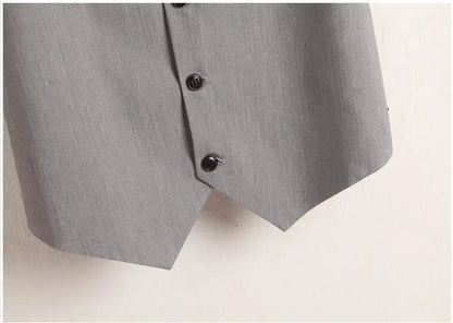 Summer V-Neck Vest Women Thin Loose Waistcoat Single Breasted Sleeveless Blazer Feminino Short Slim Veste Femme Tide XXXL