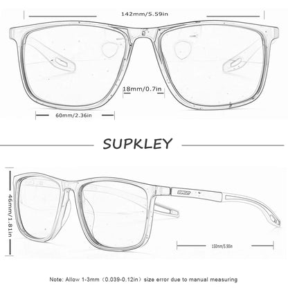 SUPKLEY Sports Sunglasses for Men Women Comfortable Light Weight Polarized Sun Glasses UV400 Eyewear Accessory Best Gift Choice
