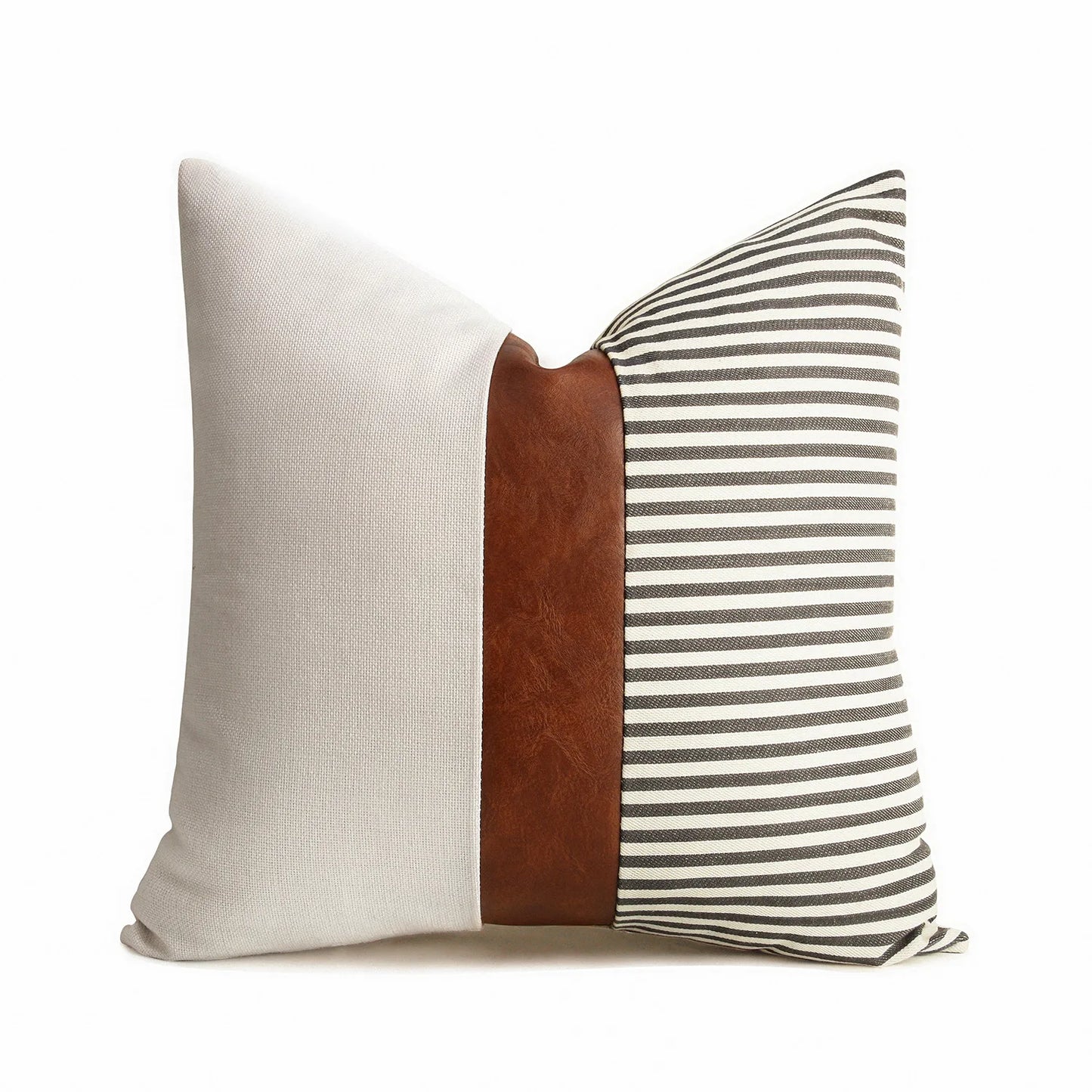 Cushion Cover Luxury Pillow Case 45*45 Sofa Decorative PU Leather Cushion For Living Room Bedroom Car Decor New