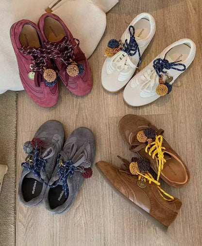 Women's Deconstructed Sneakers - Fall New Arrival, Versatile, Thick-Soled, Casual Sports Shoes with Thin & Soft Insole