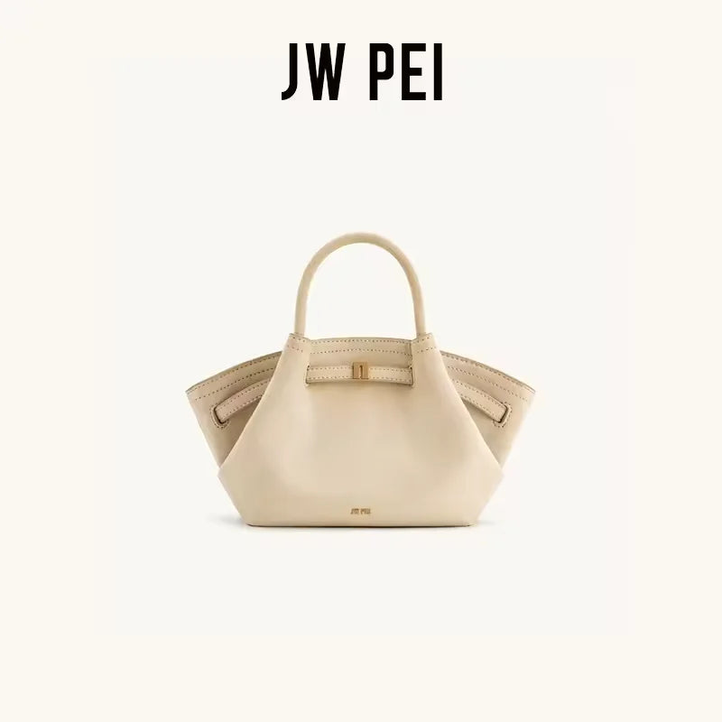 JW PEI Dumpling Bun New Small Women's Shoulder Crossbody Bag High Quality Handheld Small Bag Women'sMedium Faux Suede Tote Bag