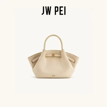 JW PEI Dumpling Bun New Small Women's Shoulder Crossbody Bag High Quality Handheld Small Bag Women'sMedium Faux Suede Tote Bag