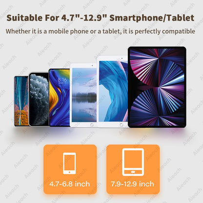 Portable Monitor Stand & Tablet Stand Holder Adjustable, Foldable, For 7 to 12 Inches Most Tablets, Kindle Fire and Smart Phones