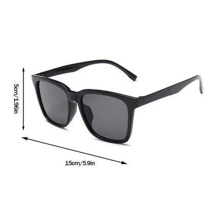 New Large Retro Square Frame Sunglasses Fashion Sun Glasses Men Driving Fishing And Riding Eyewear UV400