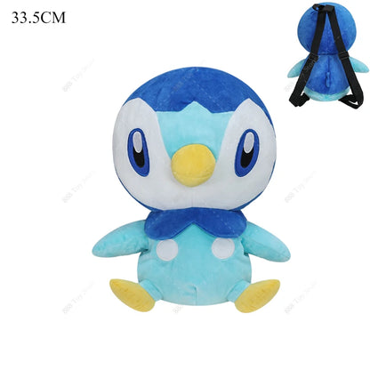 Hot Sale Pokemon Plush Backpack Toys Cute Psyduck Charizard Gengar Mimikyu Snorlax Ho-Oh Piplup Stuffed Schoolbag Peluche Dolls
