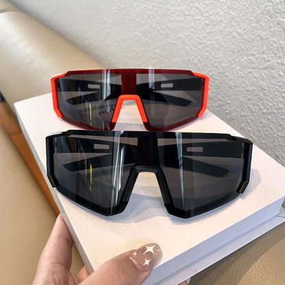 Hiking 2pcs Cycling Anti Light Glasses Men Women UV400 Sandproof Eye Protector Shades Outdoor Sports Goggle Anti Radiation Lens