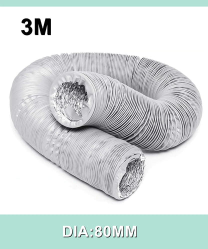 80mm/100mm/110mm/130mm/150mm Portable Air Conditioner Exhaust Vent Pipe Flexible Air Conditioner Exhaust Pipe Vent Hose Outlet