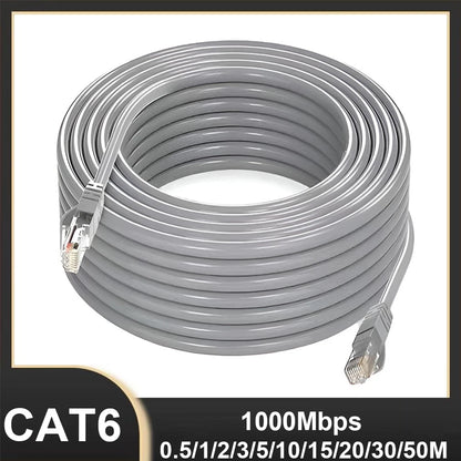 CAT6 Rj45 Ethernet Cable UTP 1000Mbps Network Cord LAN Wire Internet Lead Cord Router Computer Cable