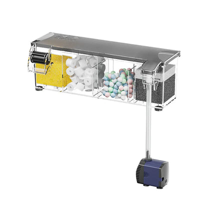 Fish Tank Filter Box External Wall Mounted Filter Water Circulation Three in One Aquarium Filter Small Fish Tank Filter