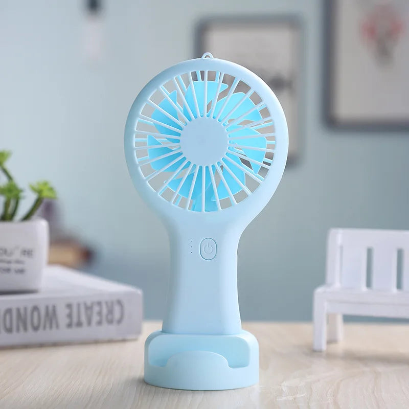 Portable Fan Mini Handheld Electric Fan Usb Rechargeable Handheld Small Pocket Fan  Air Cooler Desktop Office Travel Pocket Fan