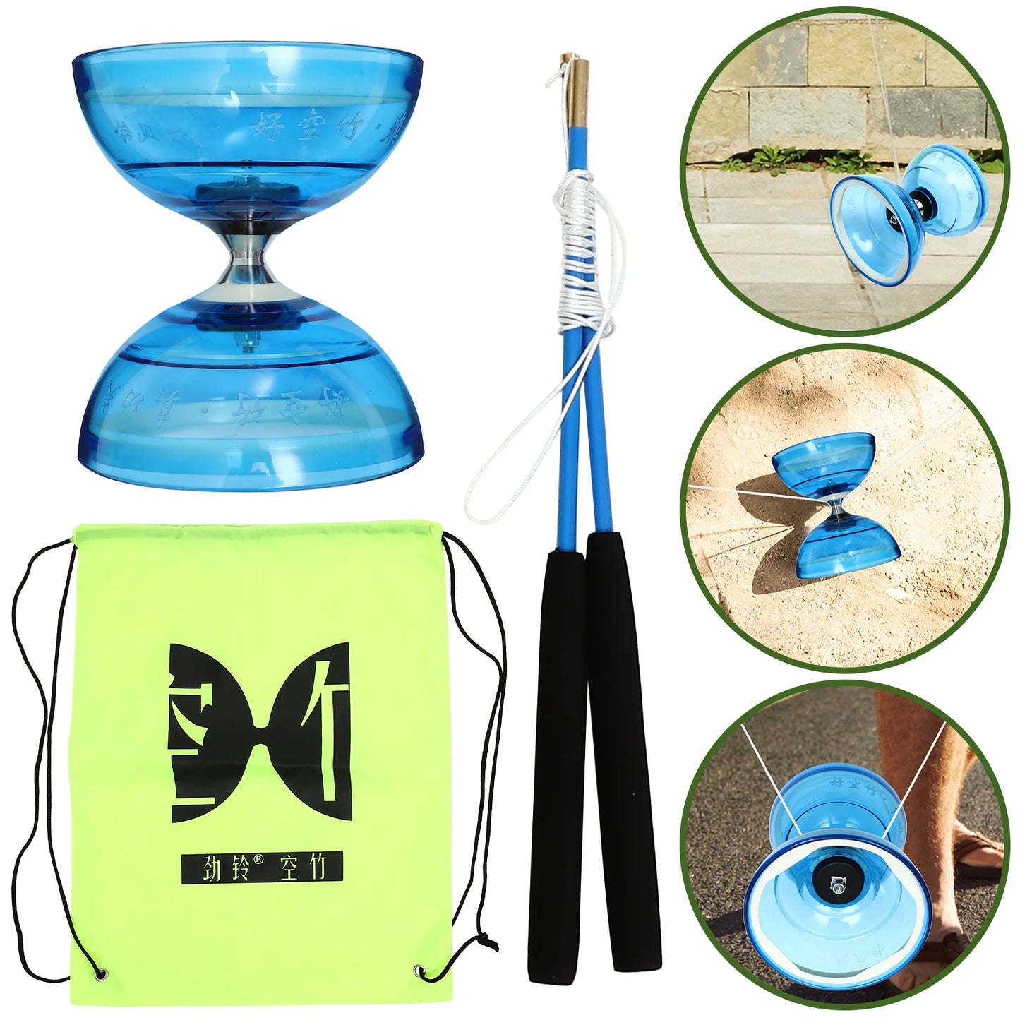 Diabolo Fitness Equipment for Children Toy Small Chinese Toddler Tpu Kids Plaything Cradles