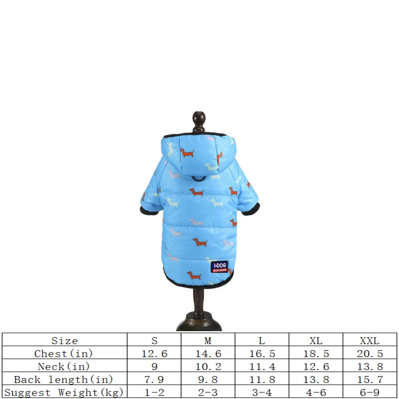 Hot selling pet clothing hooded cotton coat cat and dog clothes thickened warm pet clothes in autumn and winter