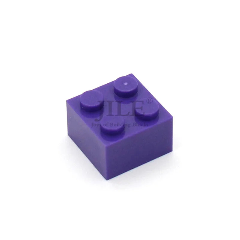 50pcs MOC Building Blocks Brick 2x2 3003 DIY Enlighten Creative Basics Classic Sets Compatible with Assembles Particles Toys